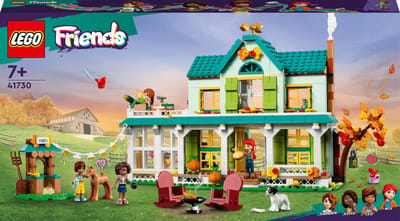LEGO 41730 Friends Autumns huis, Poppenhuis Speelset met Mini Poppetjes en Accessoires