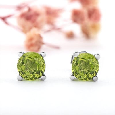 Echte 1 Ct Edelsteen Oorknopjes Voor Vrouwen 100 %925 Sterling Zilveren Oorbellen Dames Sprankelende Bruiloft Luxe Oorbellen