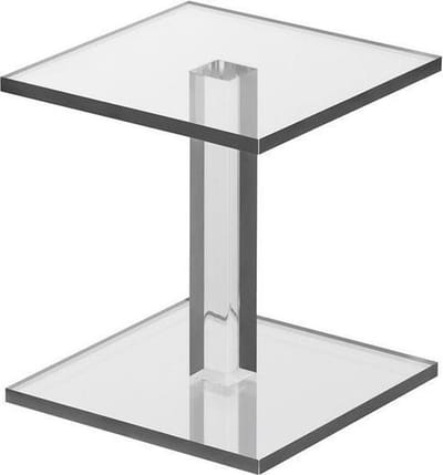 Standaard presentatie sokkel acryl - 110 mm