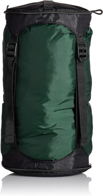 Compressie Zak - Opbergtas - Kampeeruitrusting Opbergen - Volumevermindering tot helft - 18 x 41 cm - Groen