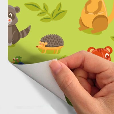 Behangsticker - Afrikaanse dieren - 30x30 cm