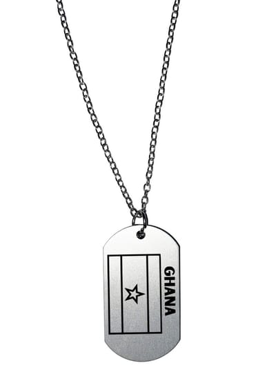 Akyol - ghana ketting - Piloot - toeristen - ghana cadeau - beste land - leuk cadeau voor je vriend om te geven