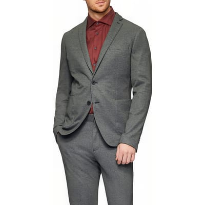 s.Oliver  Jacket Indoor Grey/black Taglia: 46 | Blazers Outlet | Uomo | Grigio