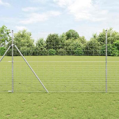 vidaXL - Grond - Fix - Gelast - Draadhek - 25 - x - 1,6 - m - Gegalvaniseerd - staal - Mesh