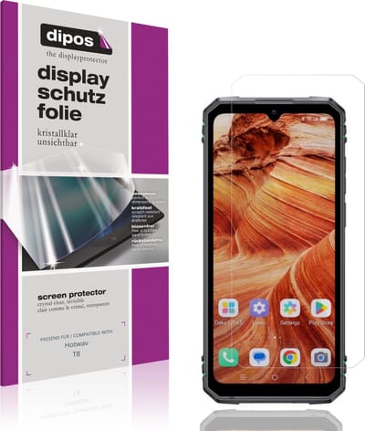 dipos – 4x Beschermfolie geschikt voor Hotwav T8 | Krasbestendige & heldere Screenprotector Ultra-Thin