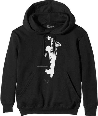 Amy Winehouse - Scarf Portrait Hoodie/trui - S - Zwart