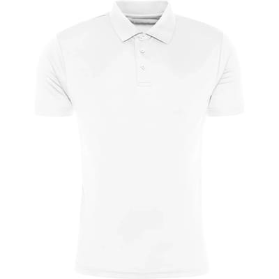 Herenpolo 'Cool Smooth' met korte mouwen Arctic White - L