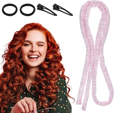 Hitteloze Hoofdband voor Nachtelijke Krullen - Zachte Haarrollen voor Mooi Haar