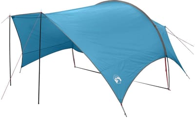 vidaXL - Campingzeil - waterbestendig - Blauw - 550 - x - 400 - x - 230 - cm