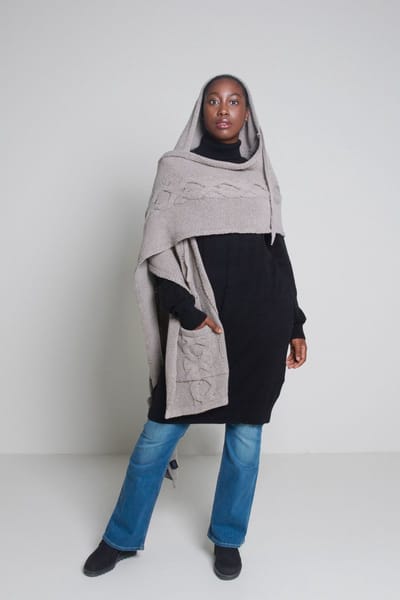 Sjaal Dome Argus - Taupe