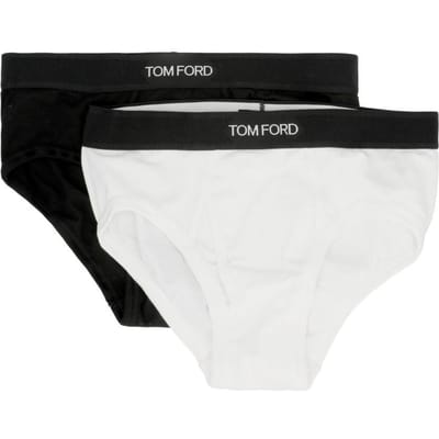 Tom Ford Mannen S Ondergoed Slip 2-pack Set T4xc1 1040 999 T4XC1 1040 999 (XL) white