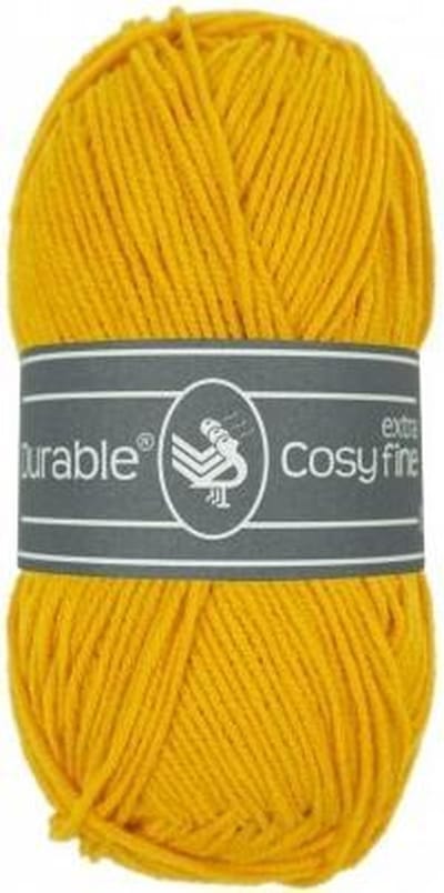 10 x Durable Cosy extra fine honey - honinggeel (2179) - acryl en katoen garen - 50 grams - pendikte 3 a 3,5mm