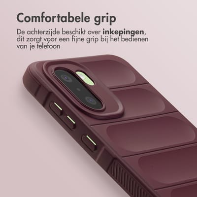 imoshion Hoesje - Geschikt voor OnePlus 15R - EasyGrip Backcover - Aubergine