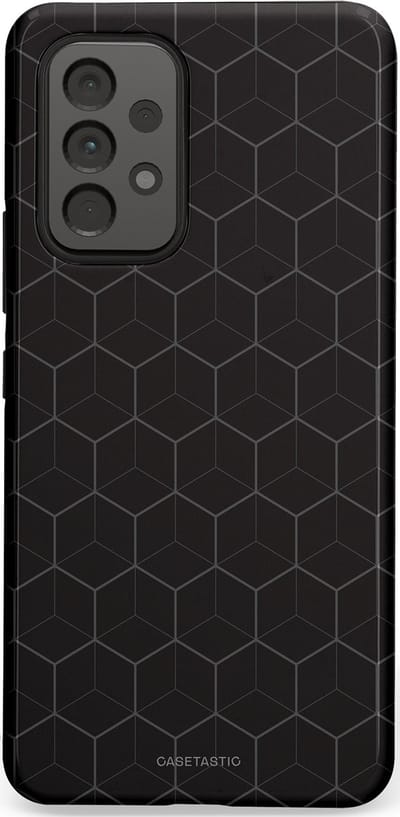 Casetastic Hoesje Geschikt voor Samsung A53 - Stijlvolle Beschermende Duo-layer Case - Hexago