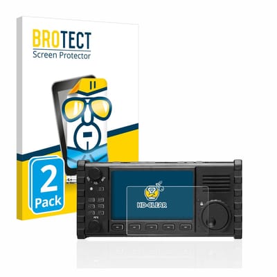 BROTECT - Screenprotector voor Xiegu X6100 HF-Transceiver - Folie Beschermfolie transparant 2 Stuks