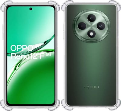 Hoesje geschikt voor OPPO Reno 12 F / Reno 12 FS – Extreme Shock Case – Case Transparant