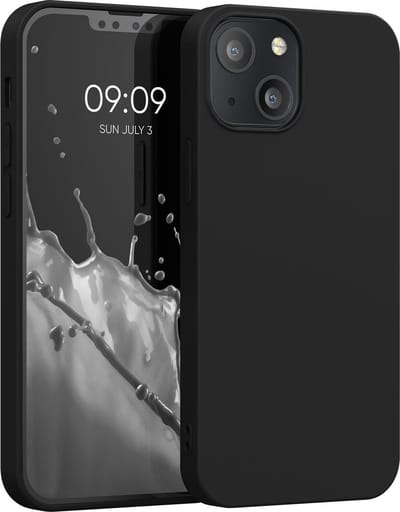 kwmobile telefoonhoesje geschikt voor Apple iPhone 13 mini - Hoesje voor smartphone - Back cover in mat zwart
