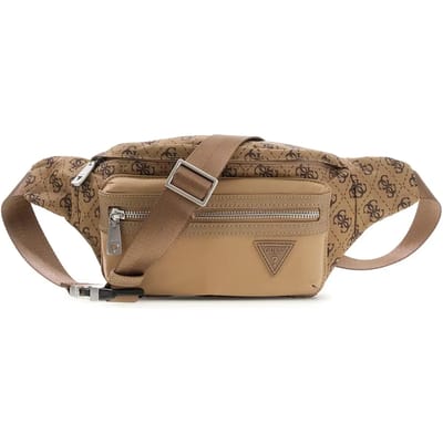 GUESS gordeltas Berlin Bumbag Coffee bruine