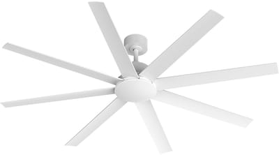 CREATE - Stille plafondventilator van 40W verkrijgbaar in meerdere maten - Wit - Ø165cm - Geen licht - WIND INDUSTRIAL