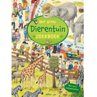 Het grote dierentuin zoekboek Educatieve boeken (spelletjes en raadsels)