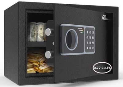 Home Safe Box - Documentkluis met Elektronisch Toetsenbord voor Wand- of Vloermontage