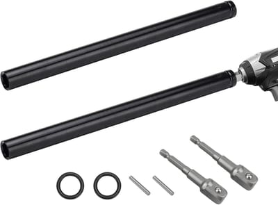 Hollow Shaft Moerdriver Set van 1/2'' - 2 Stuks voor Impact Boor en Sleutelset, Professionele Gereedschappen voor Klusprojecten