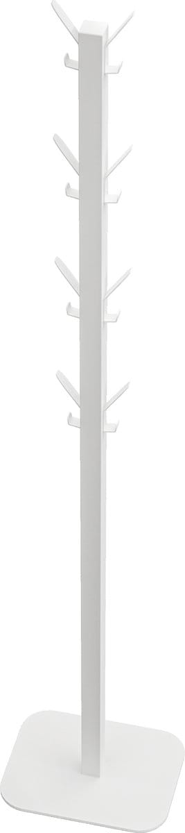 Gorillz Atomy - kapstok staand - Staande Kapstok - 16 haken - Metaal - 180 cm - Wit