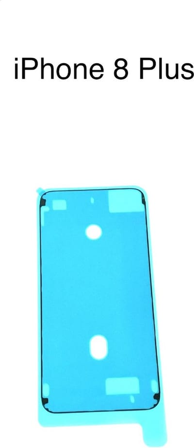 iPhone 8 plus zwart Frame Sticker – Scherm Plakstrip – Waterdicht Lijmdeel