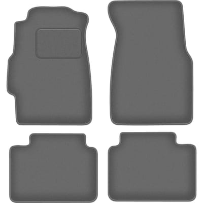 Wielganizator WLG-Carlux-Serie - Auto Veloursmatten - Grafietkleurig - Voor Honda Civic VI