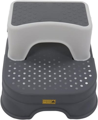 Ergonomische Kindertrap met Verstelbare Hoogte, Antislip en Brede Basis voor Badkamergebruik