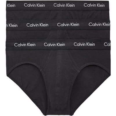Calvin Klein Letterlogo Print Driehoek Ondergoed Herenondergoed Zwart U2661G-XWB L black