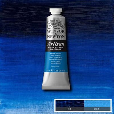 Waterverdunbare Olieverf 37ml - Levendig Blauw (Roodtint)
