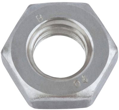 Wurth - DIN 936 staal blank fijne draad - Zeskantmoer, platte vorm met fijne draad DIN 936, staal, blank - x 50 st