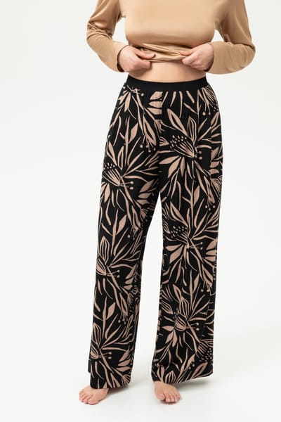 Broek Serie Vivid Bloom Zwart