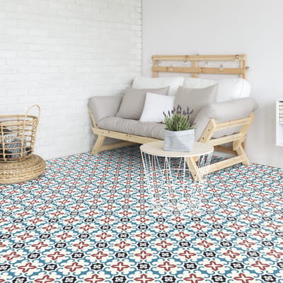 Antislip vloerstickers met beschermlaag - MAHA FLOOR TILES - 1 sticker van 60x100 cm