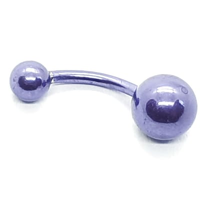 Navel Piercing - Paars Metallic