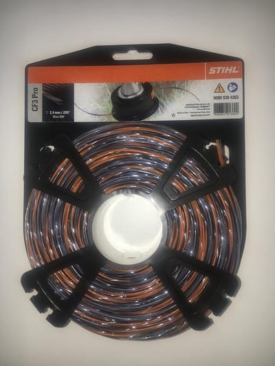 Maaidraad Carbon - Trimmerdraad Nylon - Gazon Onderhoud - Kruisvormig Profiel - 24mm x 70m - Oranje