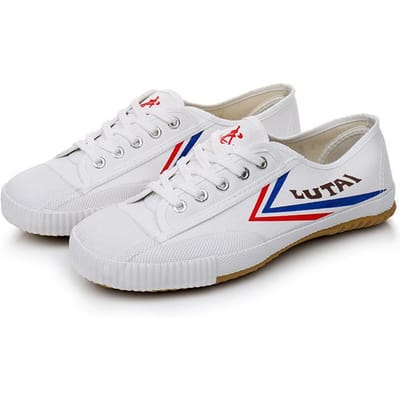 KungFu Schoenen Heren Klassieke Canvas Schoenen Martial Arts TaiChi Taekwondo WuShu Karate Sportschoenen Comfor Heren Trainingssneakers 38-47 38 white