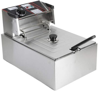 Elektrische Friteuse - Friteuse Pan - Frietjes Bakken - Koude Zone Principe - 55 Liter - Roestvrij Staal