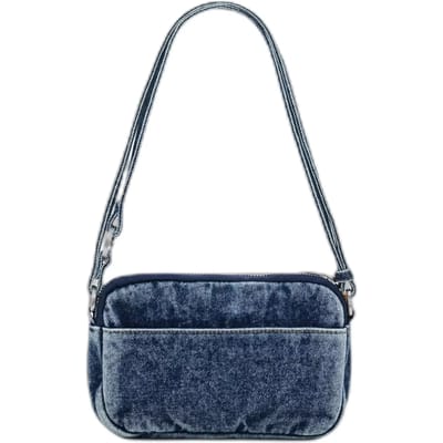 Desigual schoudertas clutch Curio Denim Bag Denim Dark Blue blauw