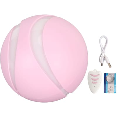 Interactieve Hondenspeelgoedballen met Afstandsbediening USB Oplaadbare Hond Automatische Rollende Bal met LED white