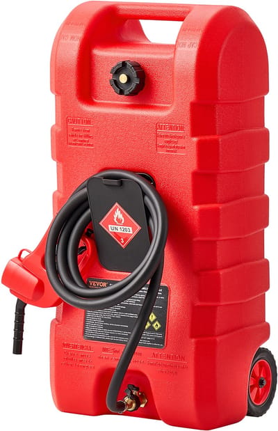 Brandstofwagen 56,78L - jerrycan met handpomp - voor benzine en diesel
