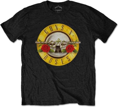 Guns N' Roses - Classic Logo Heren T-shirt - 3XL - Zwart
