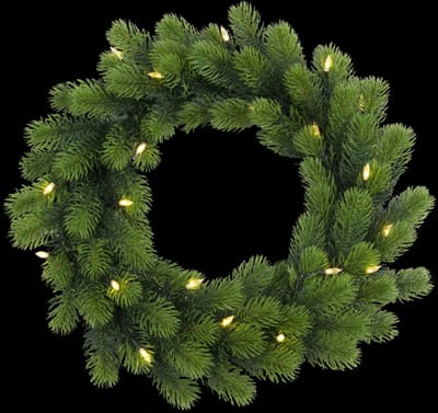 LED Kerstkrans "Orsa" 50cm - 20 LED lampjes