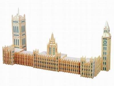 3D Houten Puzzel Big Ben Toren - Leerzaam Bouwpakket