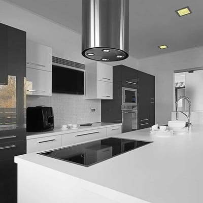 HOFTRONIC Set van 3 Durham vierkante LED inbouwspots - 4 Watt 345 Lumen - 6500K daglicht wit - GU10 - Dimbaar Kantelbaar - Voor binnen - Wit