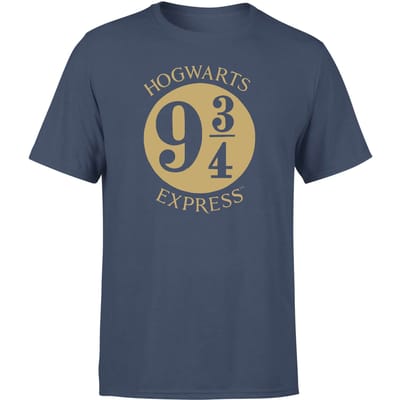 Harry Potter Platform Men's T-Shirt - Navy - S