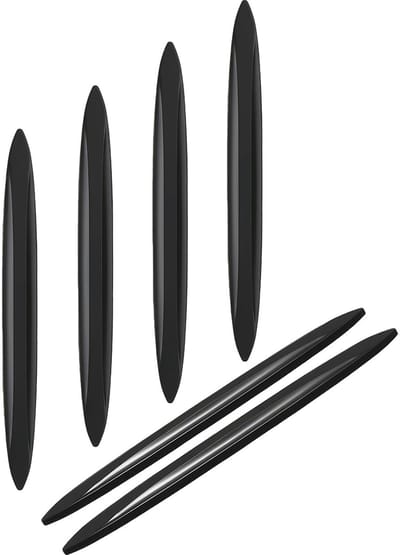 Dailygoods- Autodeurbescherming 6 stuks - Stootbescherming - Deurbumperstrips - Waterdicht - Flexibel - Duurzaam PU-rubber - Deurbescherming