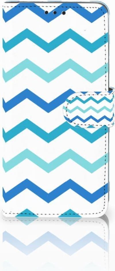 Huawei P30 Pro Telefoon Hoesje Zigzag Blauw