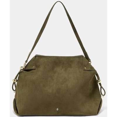 Stradivarius Geplooide schoudertas  Kaki OS